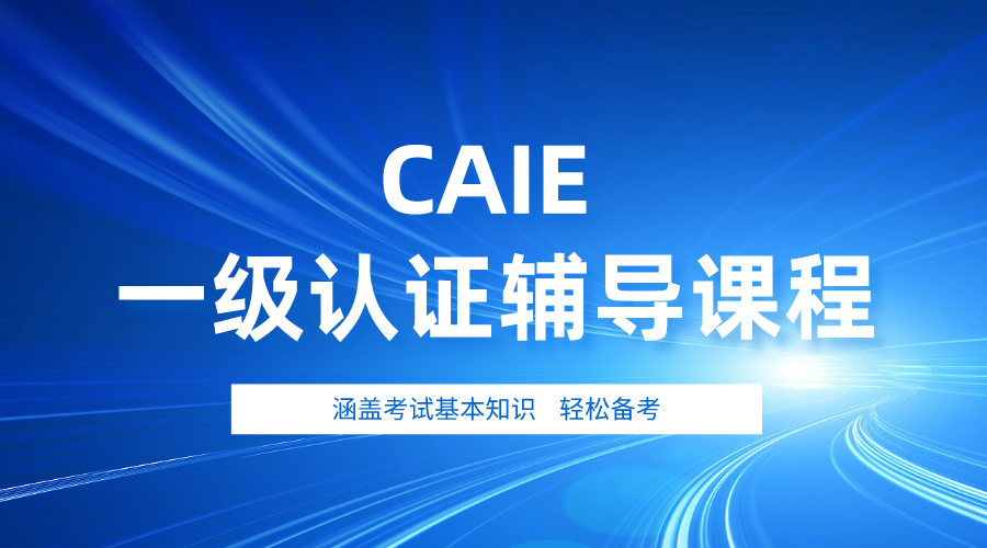 CAIE 一级辅导课程